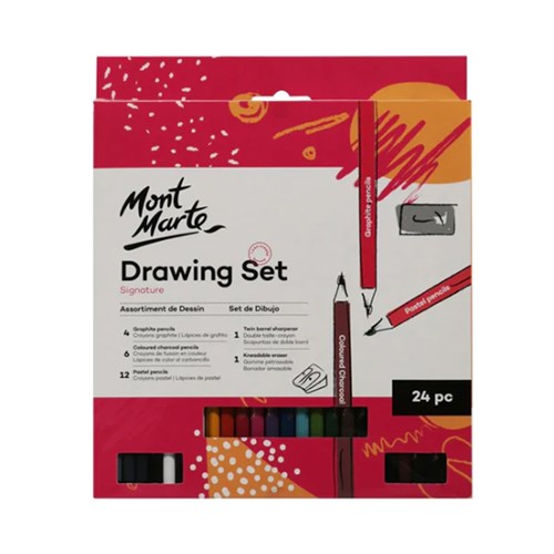MONT MARTE DRAWING SET Signature 24 Piece